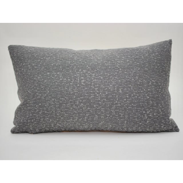 Beautifully handmade "Alamada" cut velvet pillow in "Silhouette" from The Design Connection. Features a backing in "LAX"...