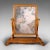 This is an antique dressing table mirror. An English, satinwood vanity, platform or toilet mirror, dating to the early...