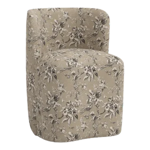 Stoffer Home x Cloth & Company Gail Dining Chair Michigan Bird Toile Sand