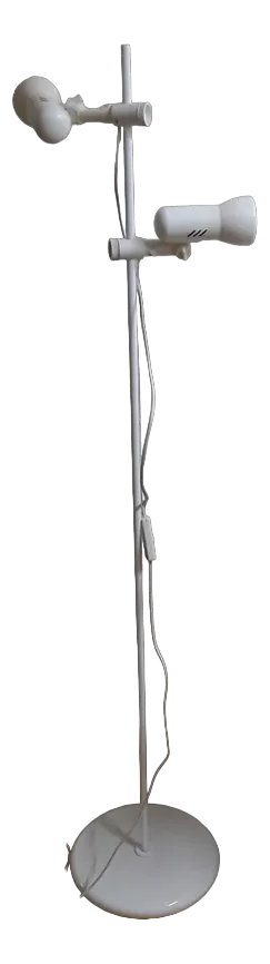 Vintage German Adjustable Double Floor Lamp from Hustadt Leuchten, 1980s