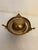 Brass Mid 20th Century Ornate Embossed Brass Roll-Top Caviar Server For Sale - Image 8 of 9