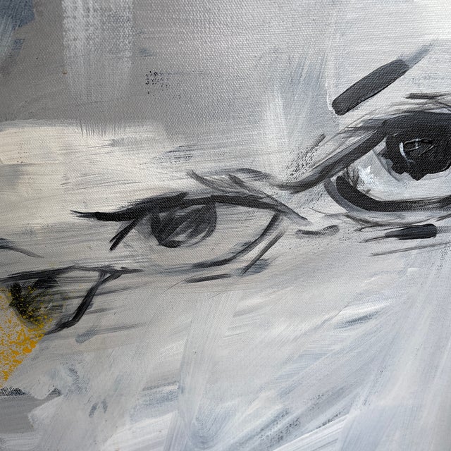Wood Large Original Expressionism Painting For Sale - Image 7 of 12