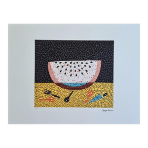 After Yayoi Kusama, Watermelon, Lithograph, 1990s