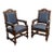 Pair 19th Century French Renaissance Barley Twist Armchairs ~ Fauteuils For Sale