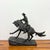 Black Vintage Large Scale Patinated Bronze Frederic Remington Sculpture For Sale - Image 8 of 9