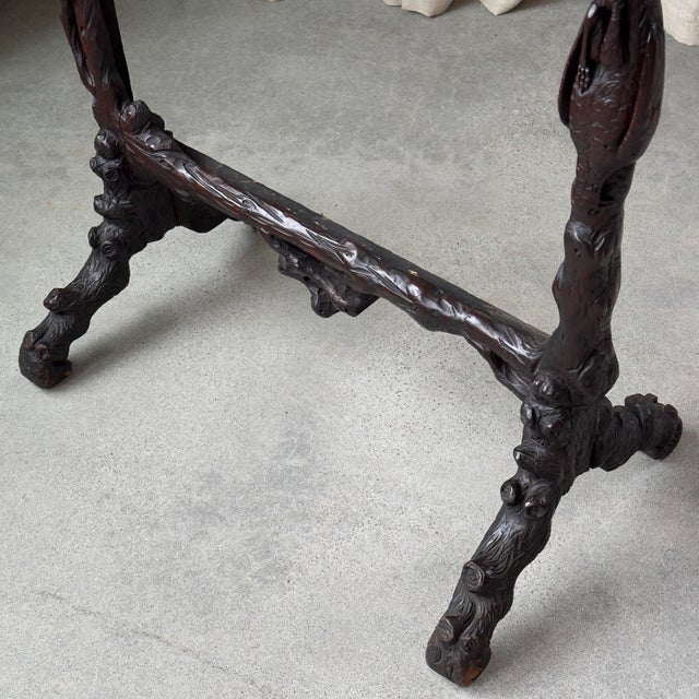 Late 19th Century 19th Century Black Forest Fireplace Screen For Sale - Image 5 of 12