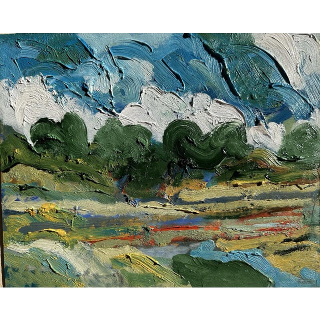 Alvaro Baragli, IL Campo, Oil Painting on Canvas For Sale - Image 11 of 13