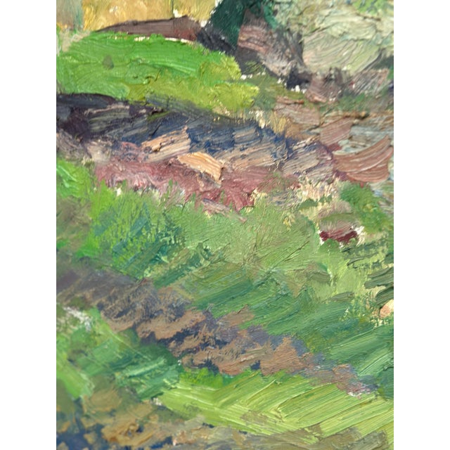 Bengt Crantz, Layered Landscape, 1950s, Oil on Panel, Framed For Sale - Image 4 of 18