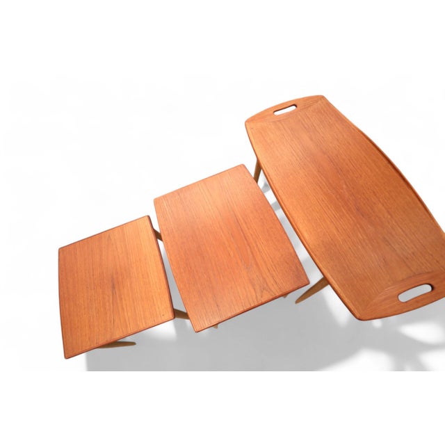 Teak Nesting Tables by Jens Harald Quistgaard, 1960s, Set of 3 For Sale - Image 15 of 18