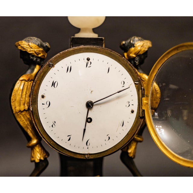 Early 19th Century Biedermeier Table Clock, Austria, 1820 For Sale - Image 5 of 9