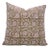 Fabdivine Traditional Block Print Cushion Cover Viscose Linen 18x18 Inch- 6Kamal For Sale