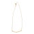 Tiffany & Co. 18k (750) Solid Yellow Gold T Smile Pendant Necklace For Sale