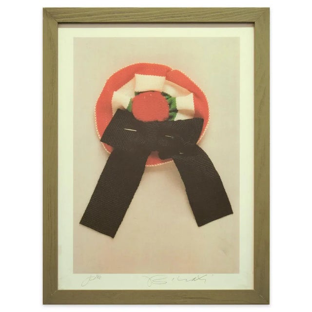 The Tricolor Cockade - Original Lithograph by Bettino Craxi - 1989 1989 For Sale - Image 3 of 4