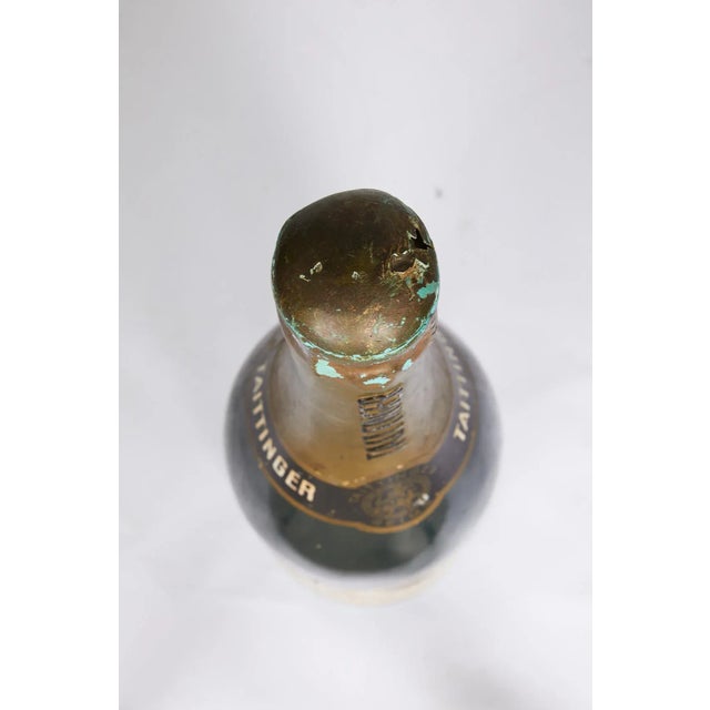Champagne Large Vintage French Taittinger Bottle Prop For Sale - Image 8 of 10