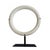 Marble Ring Sculpture on Stand, For Sale - Image 4 of 14