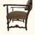 1930s Carved Armchair – Antique Wood Library Chair For Sale - Image 11 of 14
