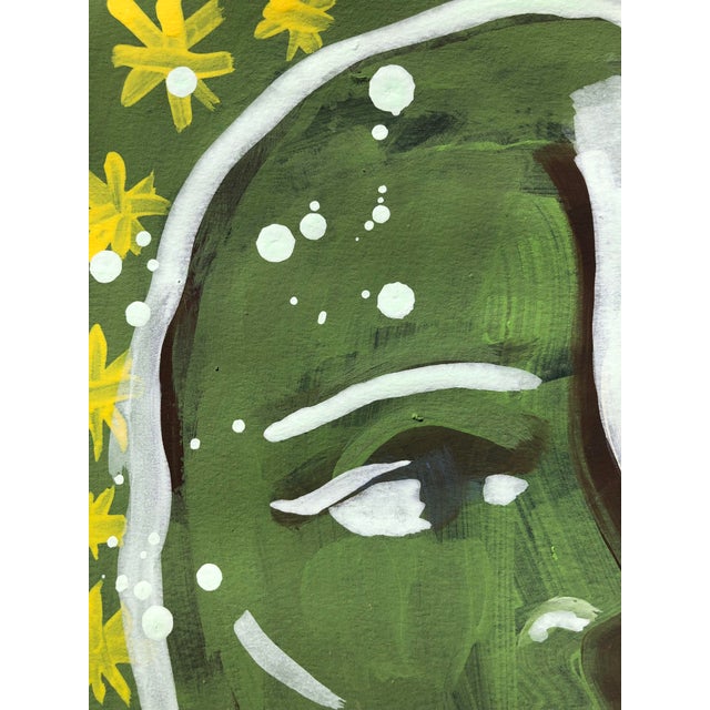 Paper Original Painting on Paper by CL Auker, Star Gazer For Sale - Image 7 of 7