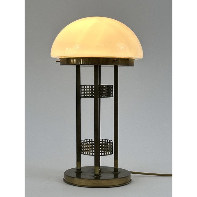 Art Nouveau Brass Table Lamp, Austria, 1980s For Sale - Image 9 of 18