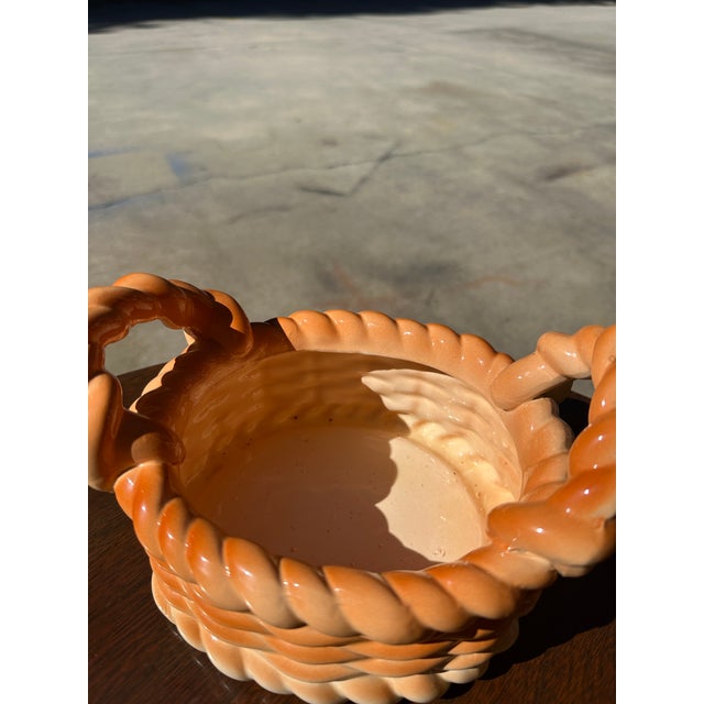 Up for consideration is a classic vintage bread roll woven bowl. This is such a cute piece that follows that country-core...