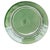 Green Bordallo Pinheiro Bunny Rabbit 4 Dinner Plates Majolica Portugal Late 20th Century For Sale - Image 8 of 9