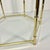 1970s Vintage Boho Chic Coastal Hollywood Regency Faux Bamboo Metal Drinks Table. For Sale - Image 10 of 12