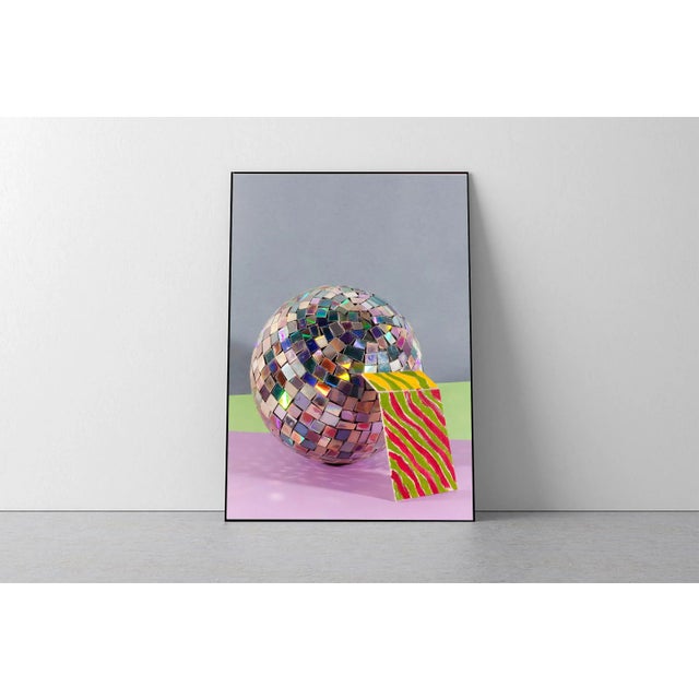 2010s Miami Inspired Art Deco Still Life #6, Giclée Print Limited Edition of 3, Pastel Palette For Sale - Image 5 of 5