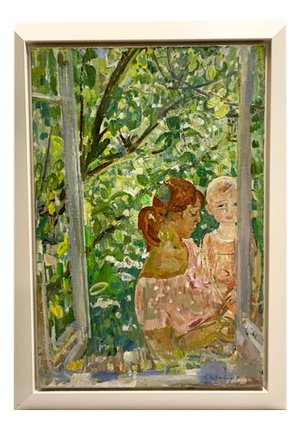 Gleb Savinov, Mother's Day, 1977, Oil Painting, Framed