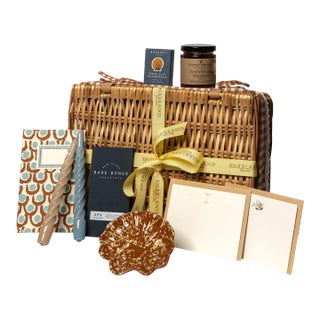 Sharland England The Chic Hamper Gift Basket For Sale