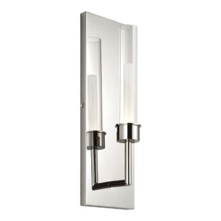 Visual Comfort Modern Linger Wall LED Polished Nickel For Sale