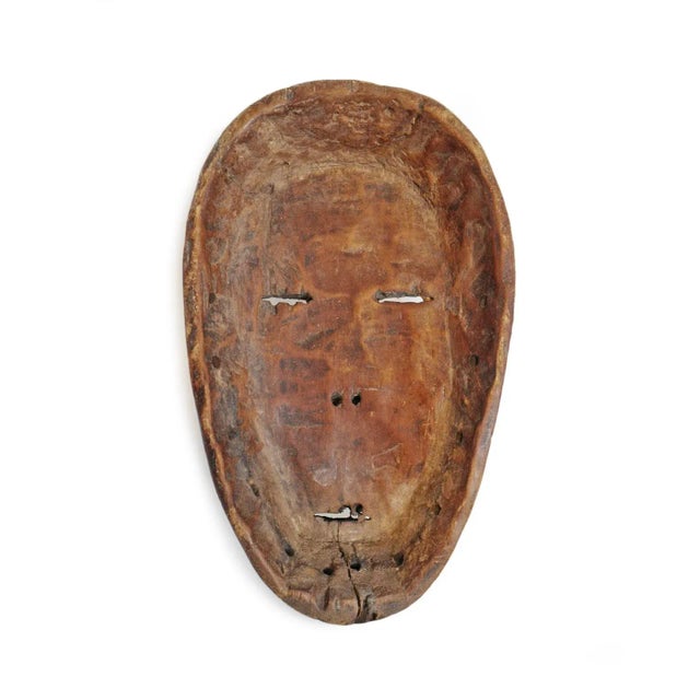 Mid 20th Century Vintage Mid 20th Century Wood Lega Mask For Sale - Image 5 of 6