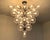 21st Century Italian Grappolo Polished Chrome Clear Murano Glass Chandelier by Fabio LTD For Sale - Image 6 of 7