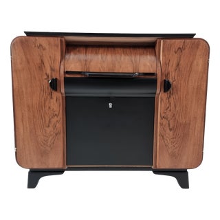 Art Deco Bar Cabinet by Jindrich Halabala for Up Závody, 1940s For Sale