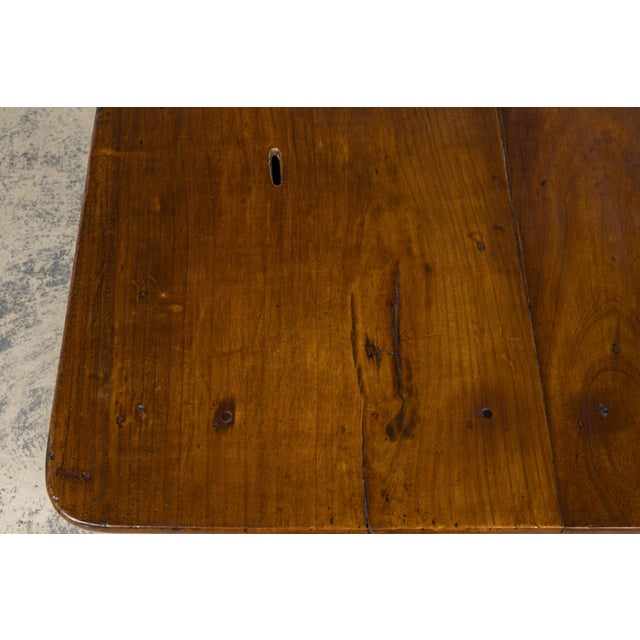 19th Century French Provincial Walnut Work Table For Sale - Image 13 of 18