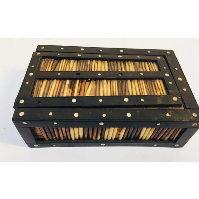 Antique Anglo Indian Box Handcrafted with Porcupine Quills For Sale - Image 11 of 13