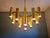 Gaetano Sciolari Geometric Brass Chandelier by Gaetano Sciolari for Boulanger, 1970 For Sale - Image 4 of 16
