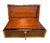 Wood 19th Century Victorian Burr Walnut & Brass Campaign Writing Slope W/Fully Intact Secret Drawers For Sale - Image 7 of 15
