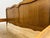 Vintage Louis French Oak Double Bed Frame with Carved Headboard For Sale - Image 9 of 10