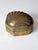 Metal Vintage Brass Shell Box For Sale - Image 7 of 9