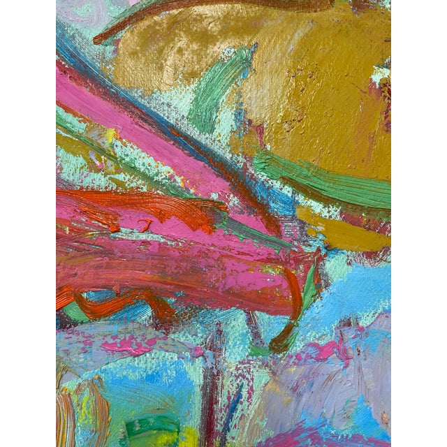 Textile Impressionistic Seascape Original Oil Painting For Sale - Image 7 of 12