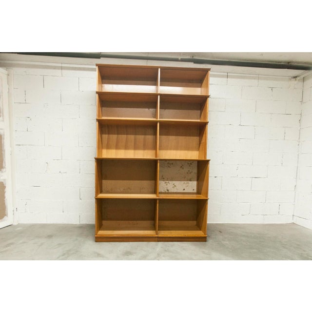 Wood Oscar Display Case Library attributed to Didier Rozaffy, 1952 For Sale - Image 7 of 18