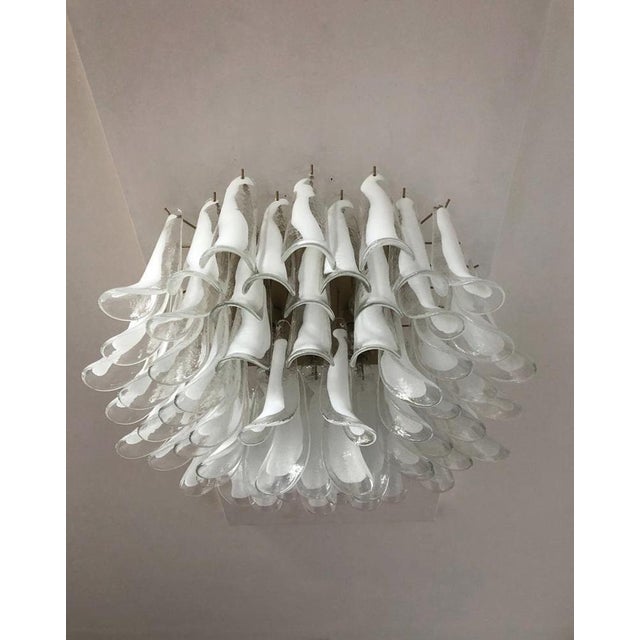 Metal Vintage Murano Ceiling Lamp, 1990s For Sale - Image 7 of 15