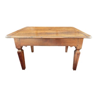Late 19th Century French Provincial Walnut Coffee Table For Sale
