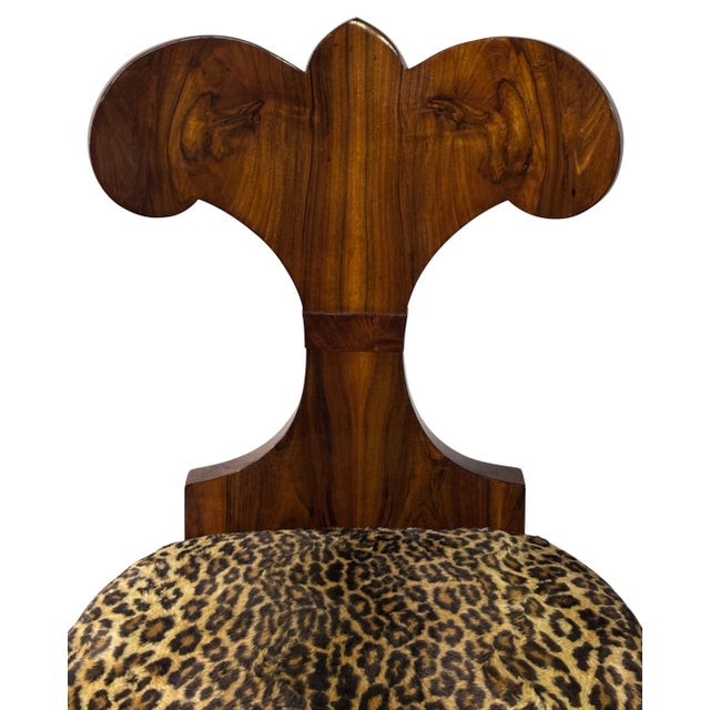 Early 19th Century A Pair of Large 19th Century Mahogany Biedermeier Period Side Chairs For Sale - Image 5 of 9