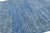 Textile Modern Moroccan Indigo Blue Geometric Handmade Wool Rug 12x16 For Sale - Image 7 of 10