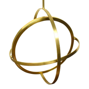 Modern Brass Rotating Pendant Light by Visual Comfort