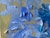 Original-Jardin d'Hiver-Cloud Dahlias in Blue-Shizico Yi-British Awarded Artist-Impasto on Canvas For Sale - Image 15 of 17