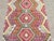 Mid-Century Modern Mid 20th Century Vintage Small Aesthetic Handwoven Turkish Kilim Rug For Sale - Image 3 of 11
