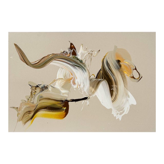 Contemporary Abstract Acrylic on Canvas "Un Caballo Noble" by Nikolaos Schizas For Sale