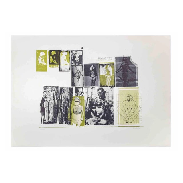 Sergio Barletta, Eros and Thanatos, Etching, 1970s For Sale