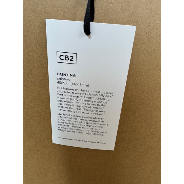 Black Occipital for Cb2 Humans Print, Framed For Sale - Image 8 of 12